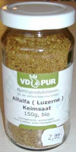 Alfalfa- Keimsaat, 200g, XL Pack, Bio
