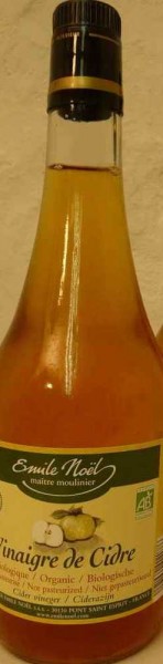 roher Apfel Essig, ungefiltert, bio, 500 ml Vinaigre de Cidre