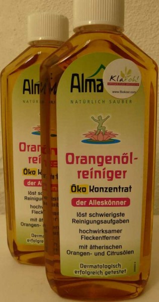 Orangenöl Reiniger Öko Konzentrat, 500ml